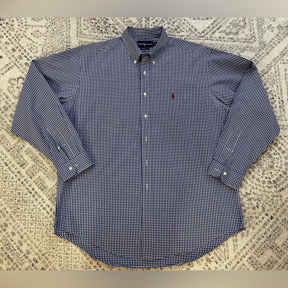 Ralph Lauren Classic Fit Gingham Dress Shirt